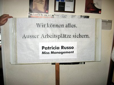 Pat Russo - Miss Management