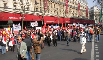 Demonstrationszug Lafayette