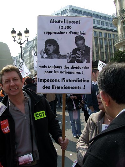 Picture of the Paris demo on March 15th 2007