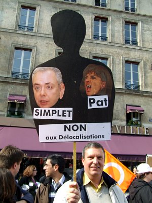 Picture of the Paris demo on March 15th 2007