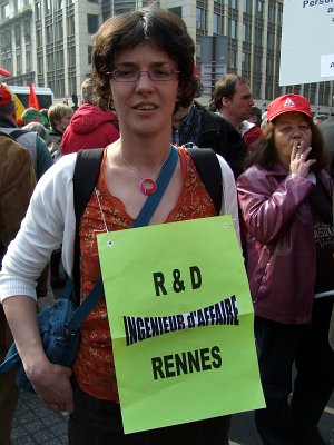 Picture of the Paris demo on March 15th 2007