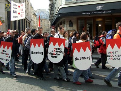 Picture of the Paris demo on March 15th 2007