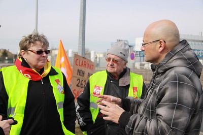 Fotos vom Streik in Hüningen ab 25.2.10 - 8