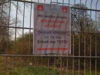 TSTG: Demo gegen die Schließung des Duisburger Schienenwerks